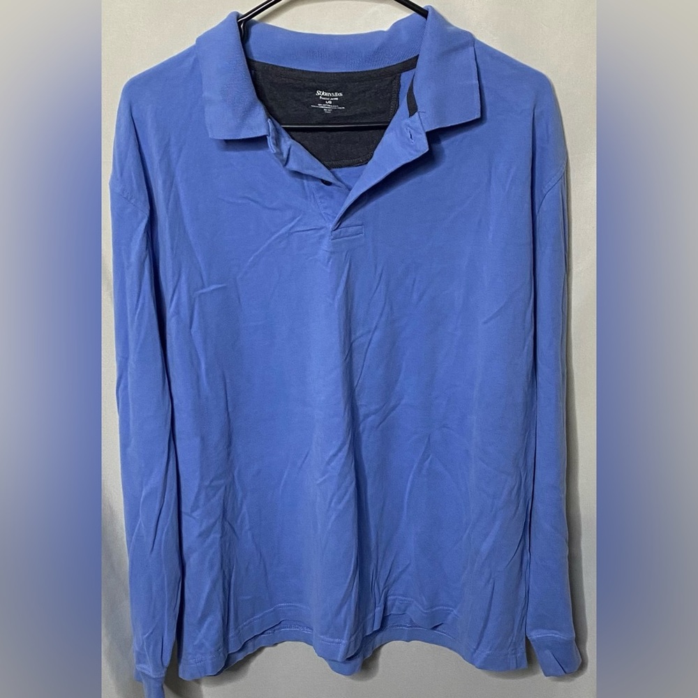 St. John’s Bay “Sueded Jersey” Polo Shirt